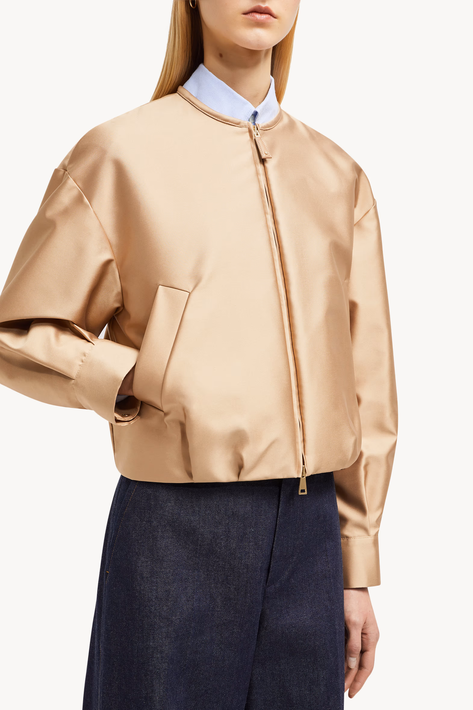 Plumífero cazadora de duquesa Maupa Mujer Beige Moncler 7
